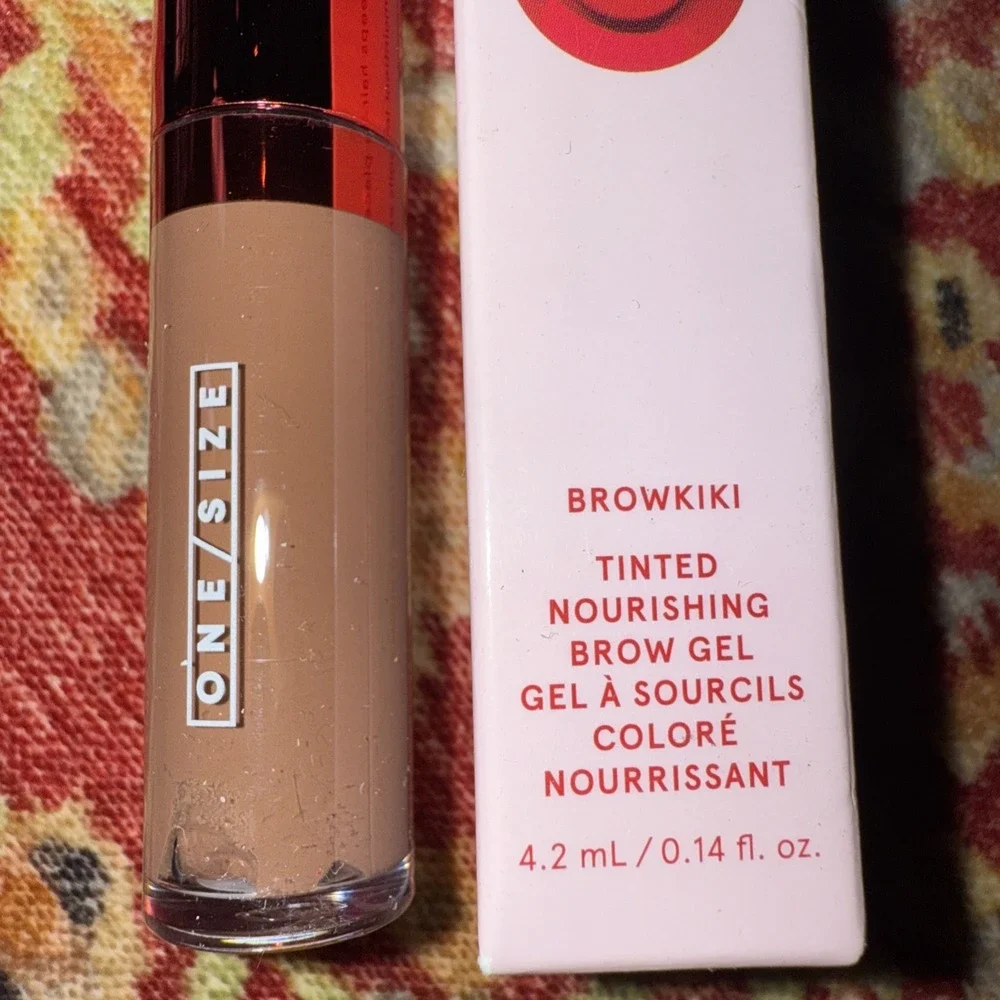 One Size Browkiki Tinted Nourishing Brow Gel #05 Auburn 0.14 Fl‎ Oz